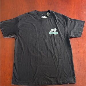 Primitive Black Tee with Green Accents